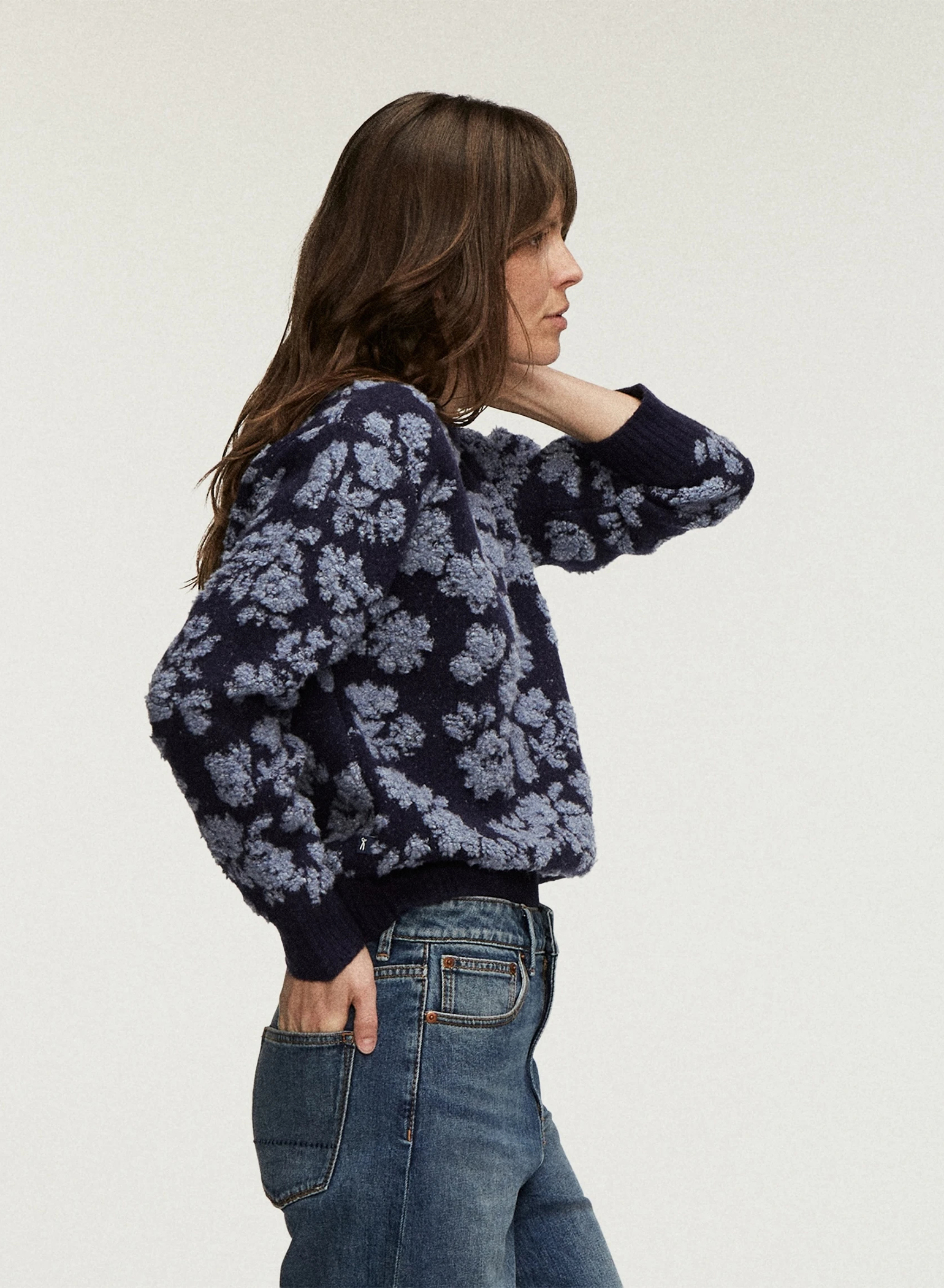 DENHAM(デンハム) |SAKURA JACQUARD CREW