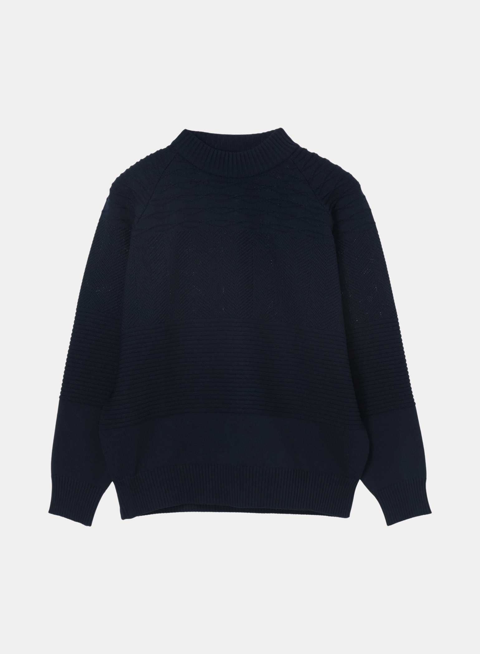 DENHAM(デンハム) |GRID KNIT CREW