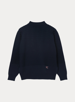 DENHAM(デンハム) |GRID KNIT CREW