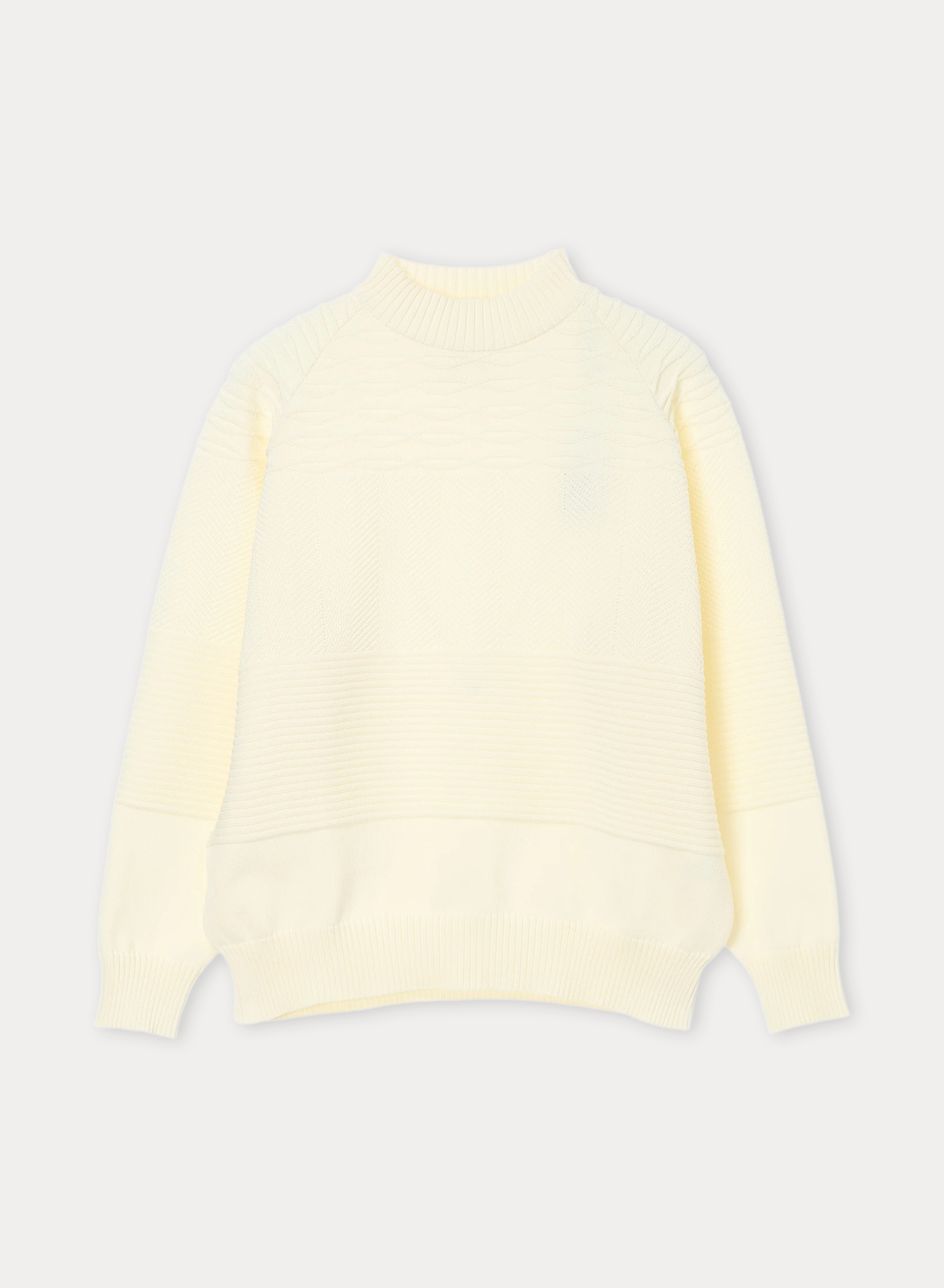 DENHAM(デンハム) |GRID KNIT CREW