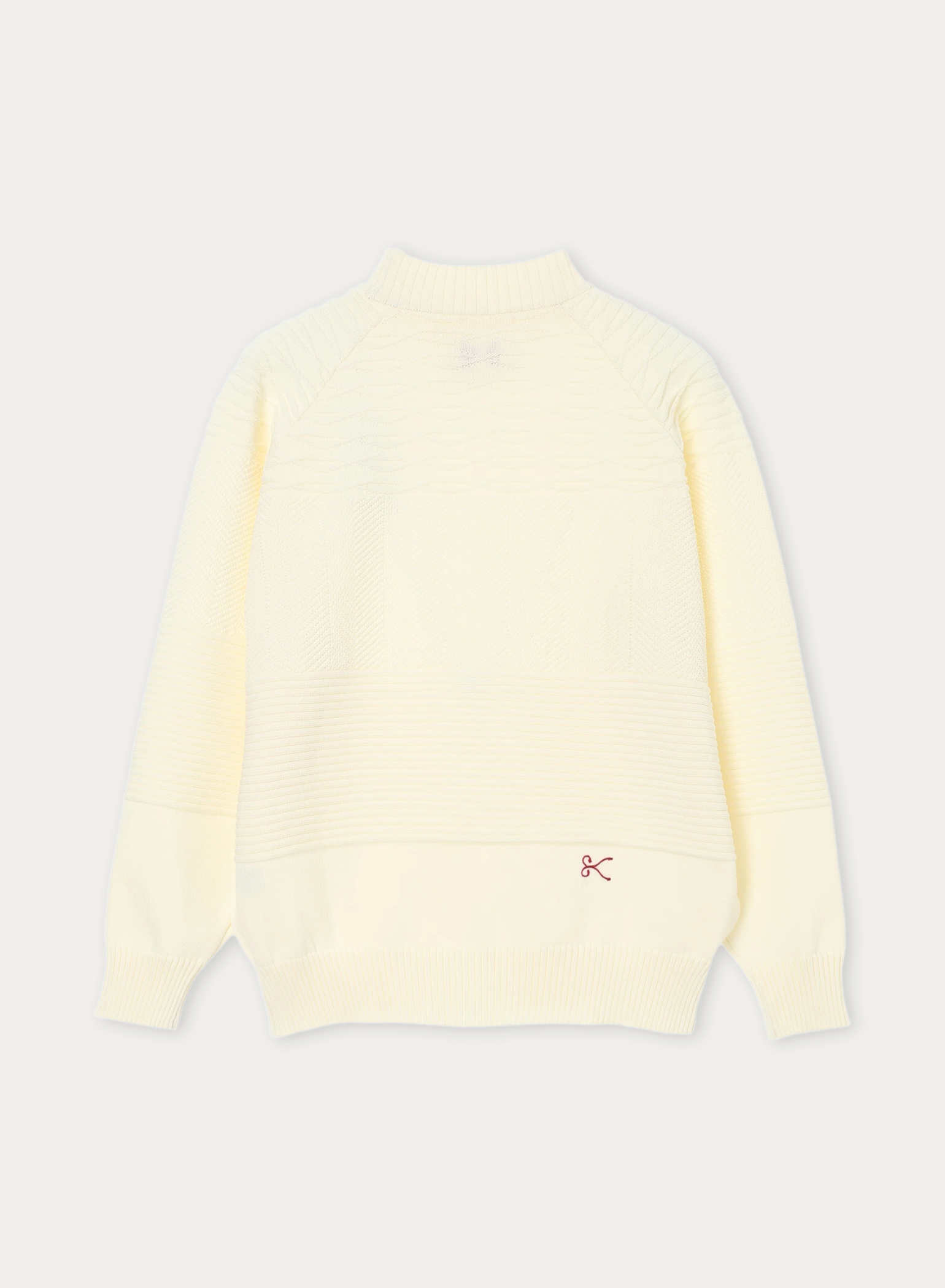 DENHAM(デンハム) |GRID KNIT CREW